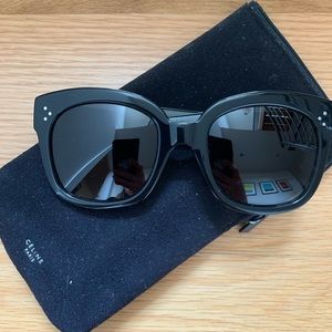 Celine New Audrey Sunglasses CL 41805/S in Black